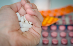 a handfull of pills